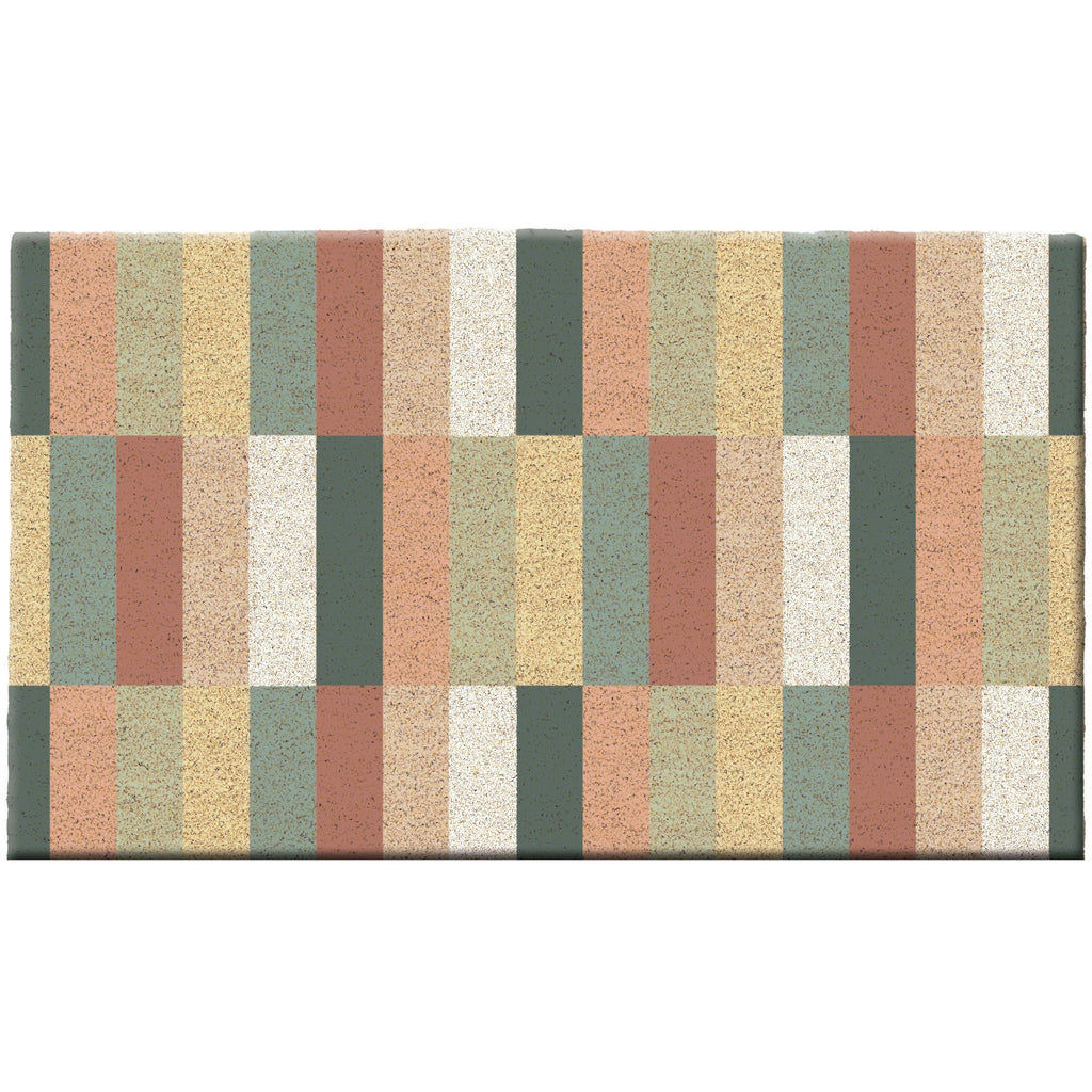 Color Block Doormat