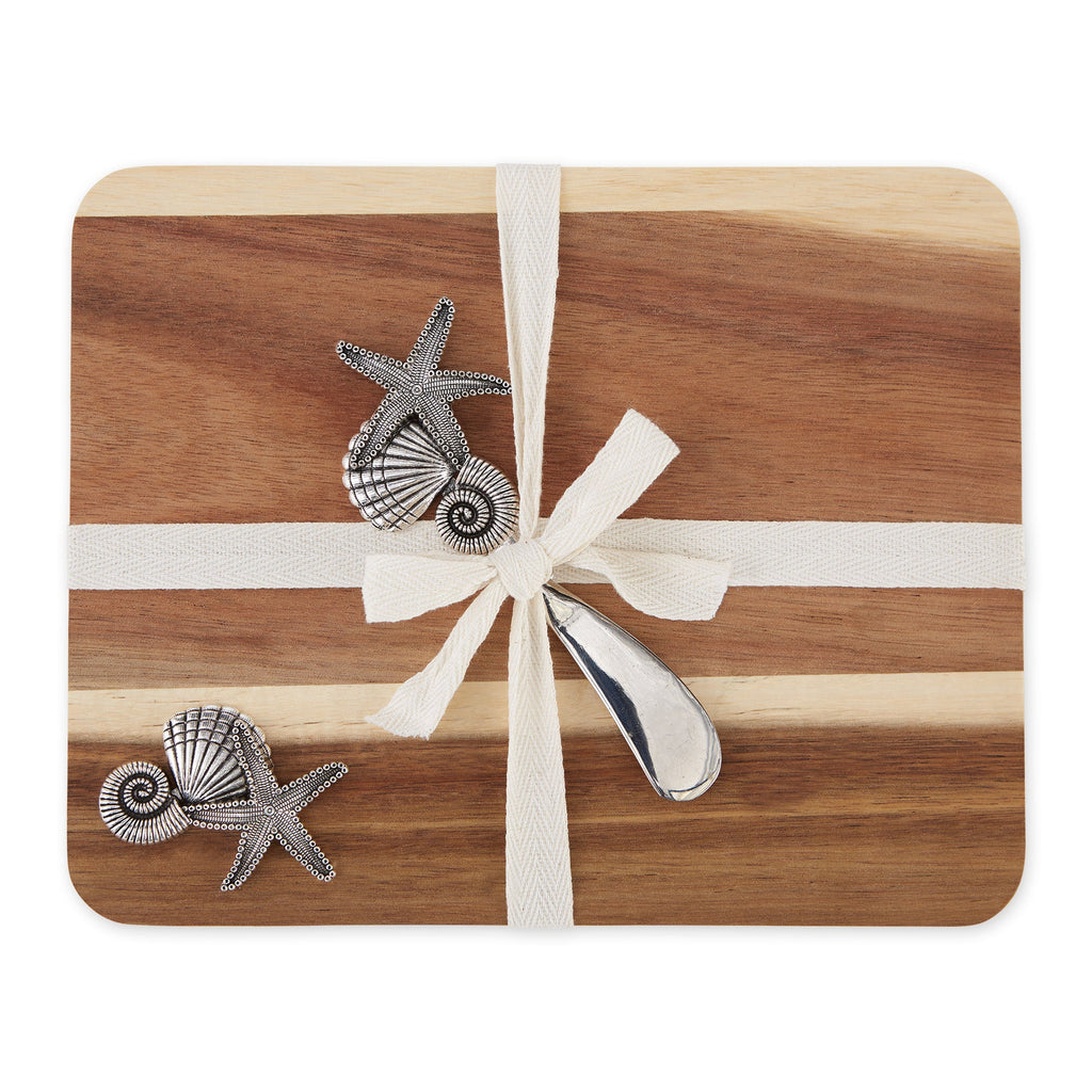 Seashells Cutting Board  Gift Set