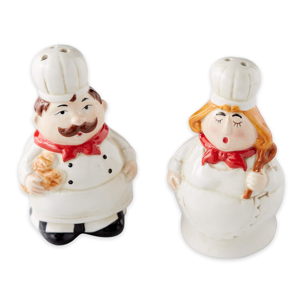 Mr & Mrs Chef Salt and Pepper Shaker Set