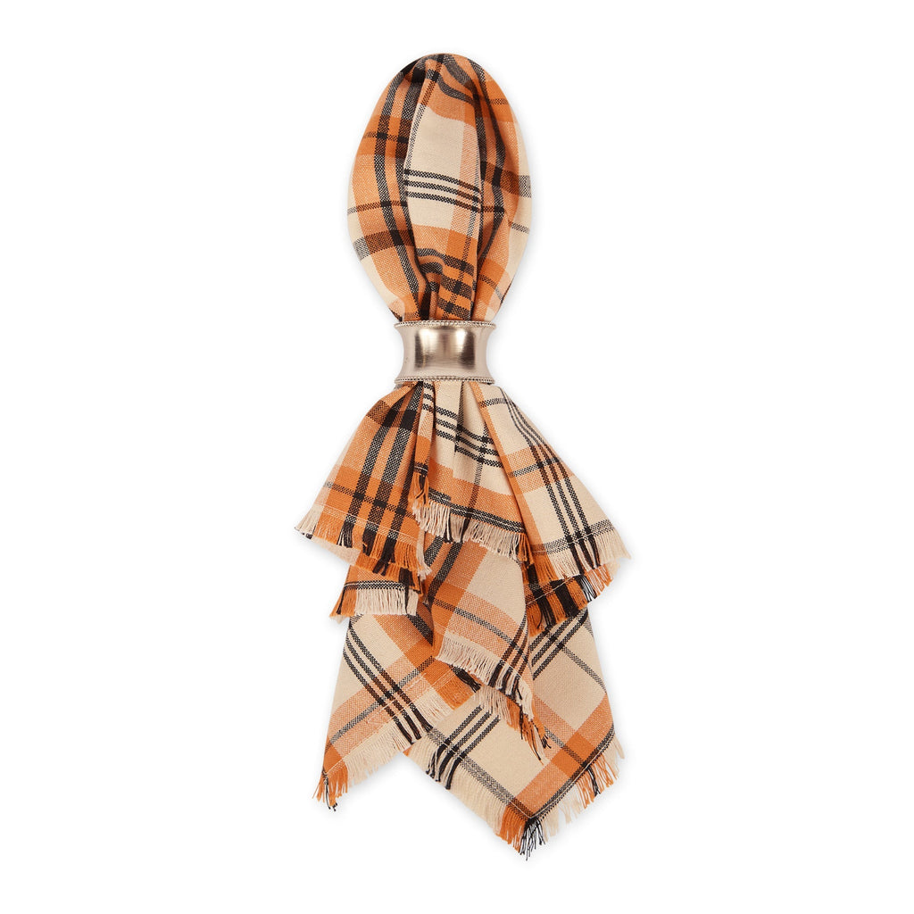 Happy Halloween Plaid Napkin