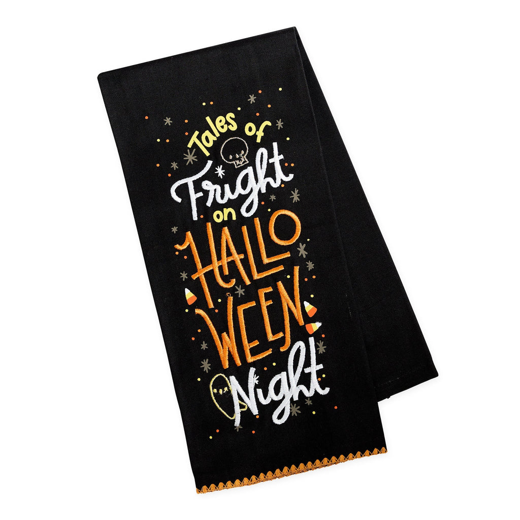 Tales of Fright Embellished Dishtowel