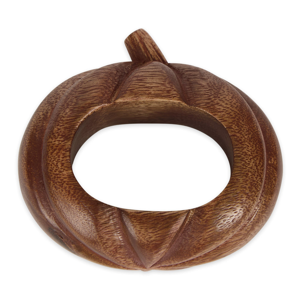 Wood Pumpkin Napkin Ring