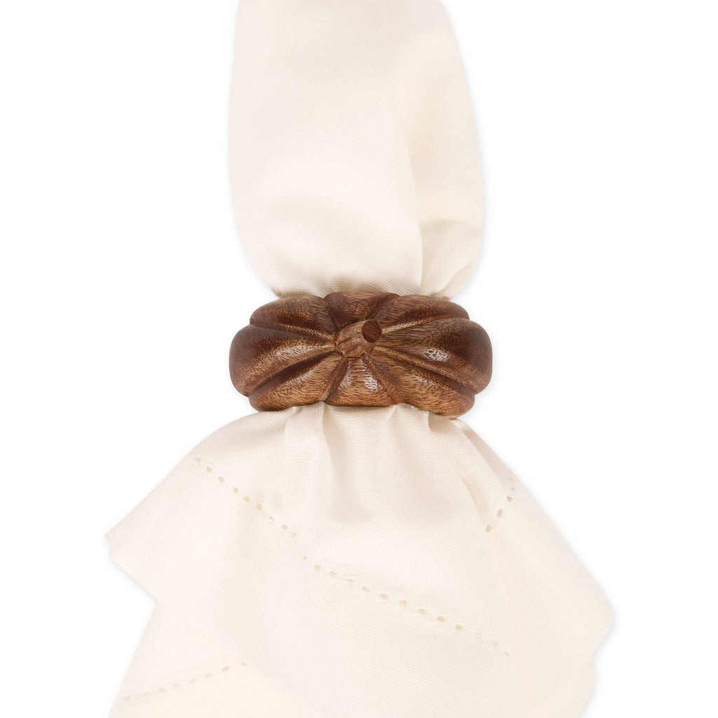 Wood Pumpkin Napkin Ring