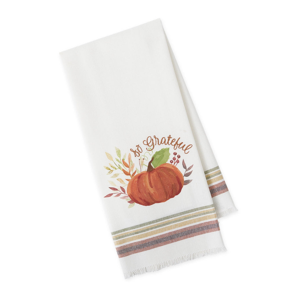 So Grateful Embellished Dishtowel