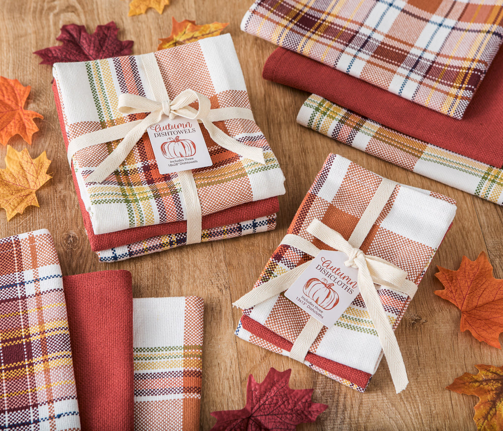 Autumn Harvest Heavyweight Essentials Dishtowel Set of 3