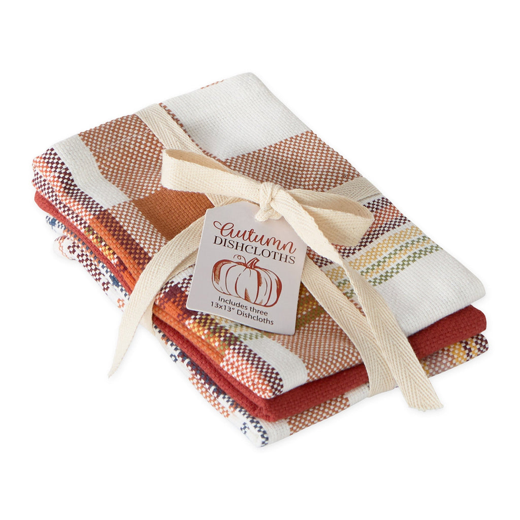 Autumn Harvest Heavyweight Essentials Dishcloth Set of 3
