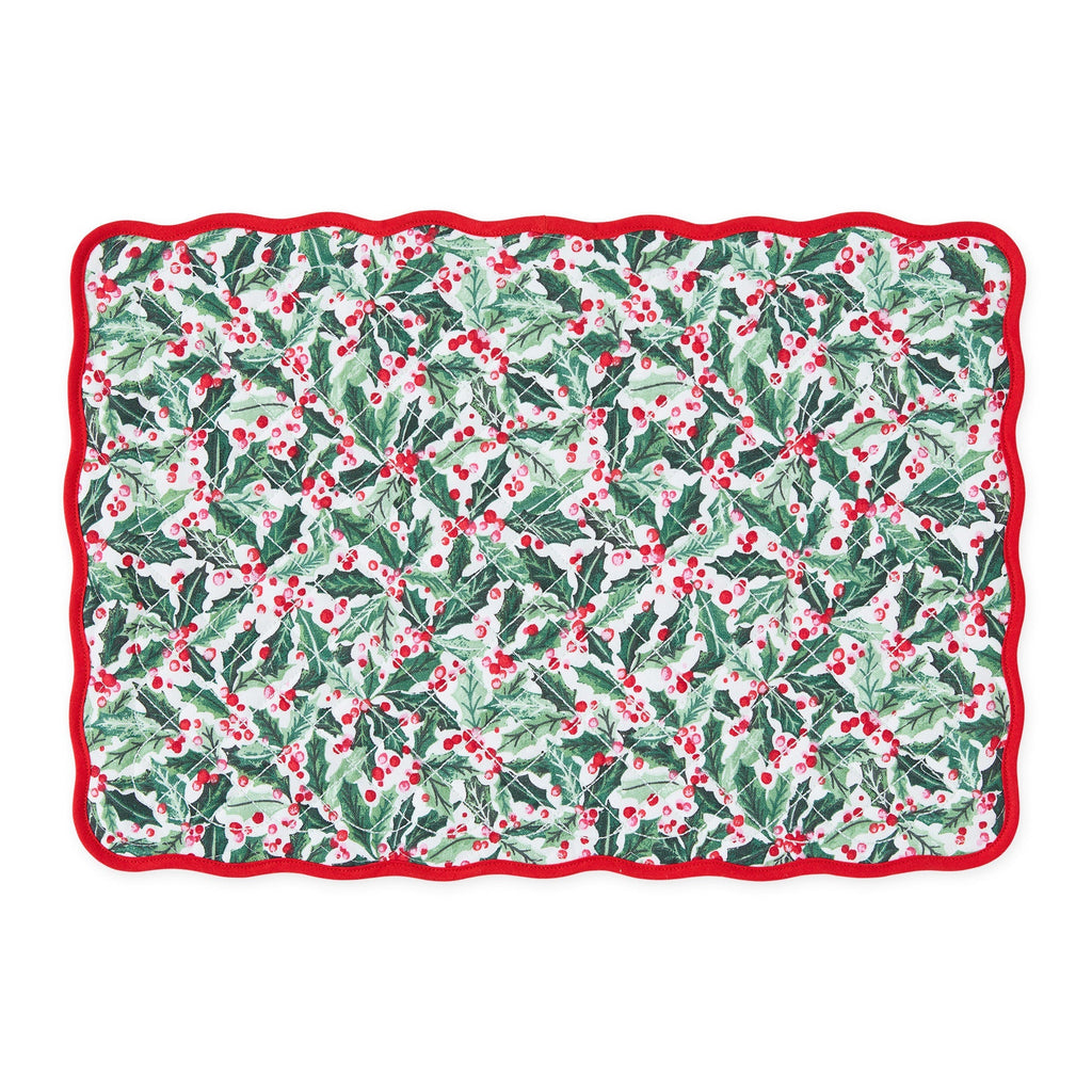 Holly Jolly Quilted Placemat