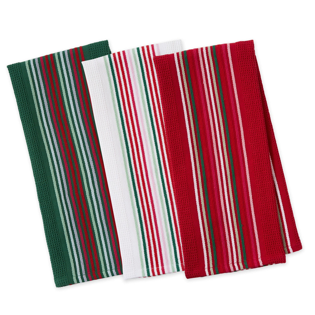 Spirited Stripes Heavyweight Essentials Dishtowel Set of 3