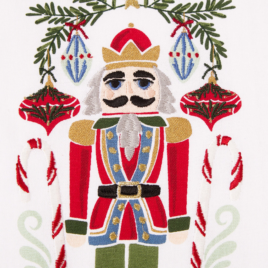 Nutcracker Embellished Dishtowel