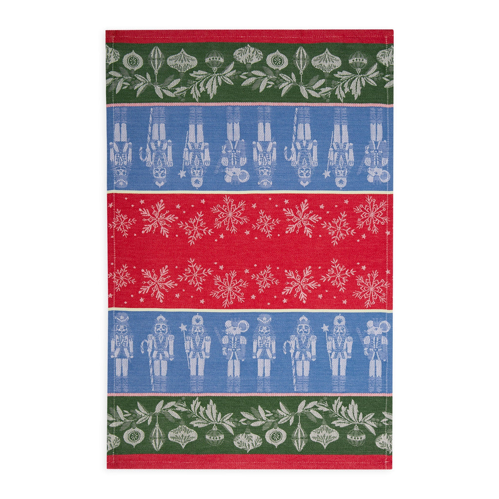 Holiday Nutcrackers Jacquard Dishtowel