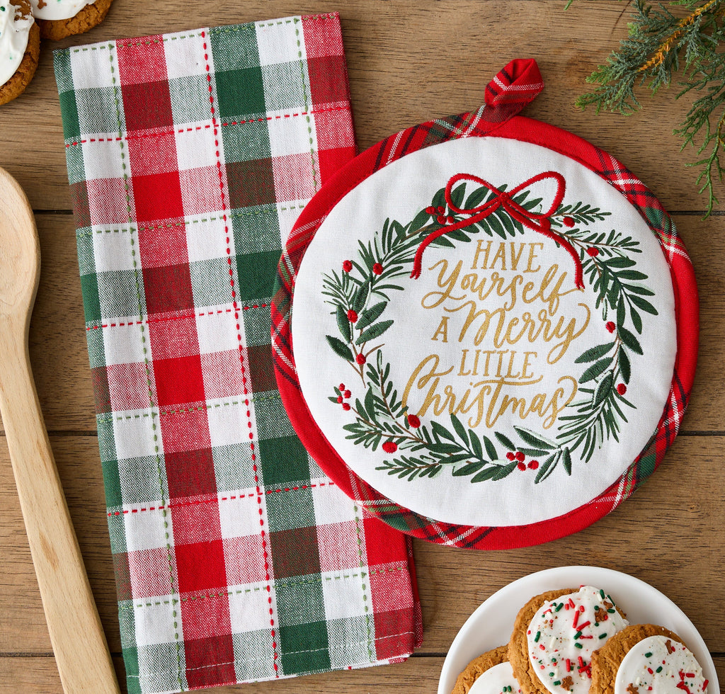 Merry Little Christmas Potholder Gift Set