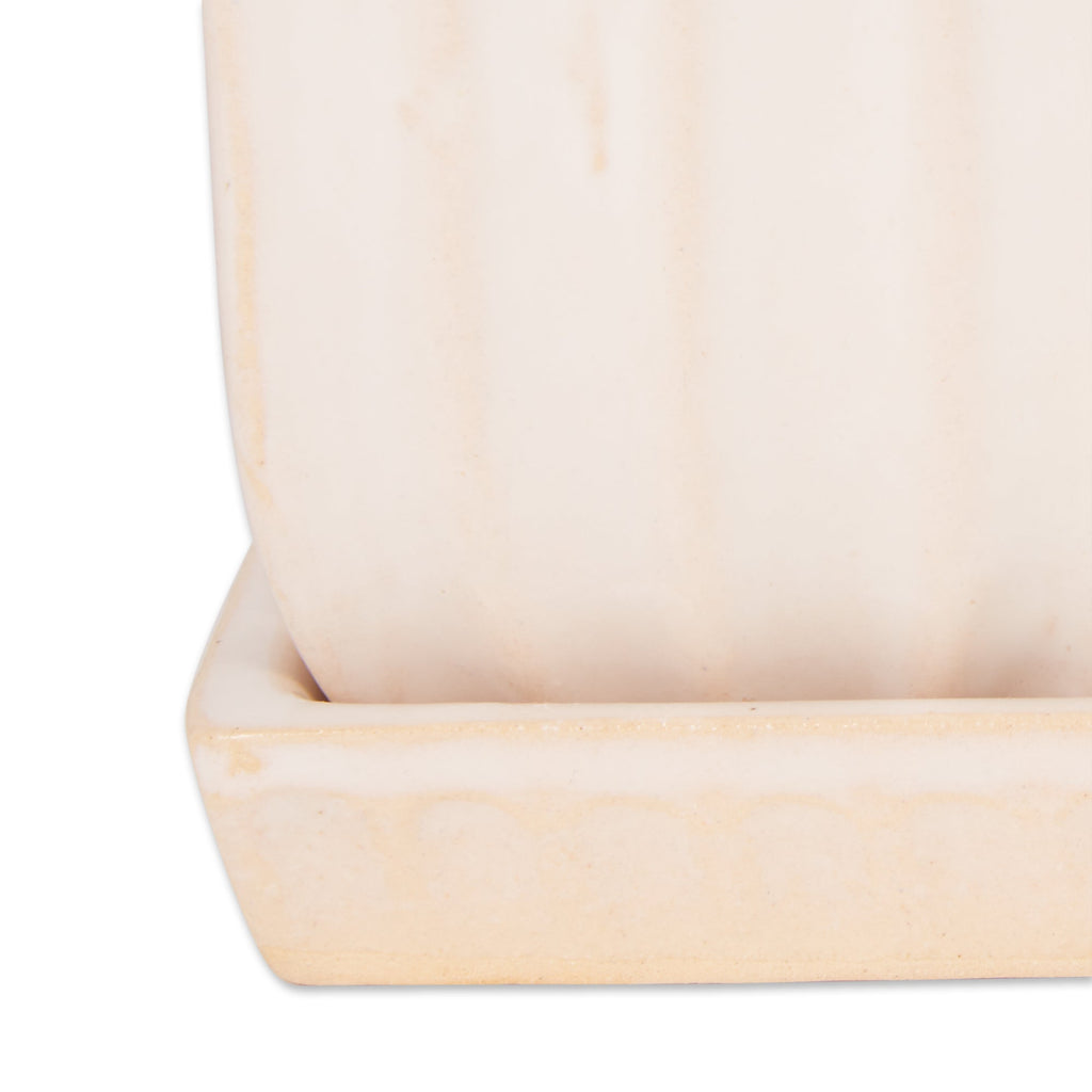 White Square Planter Set of 3