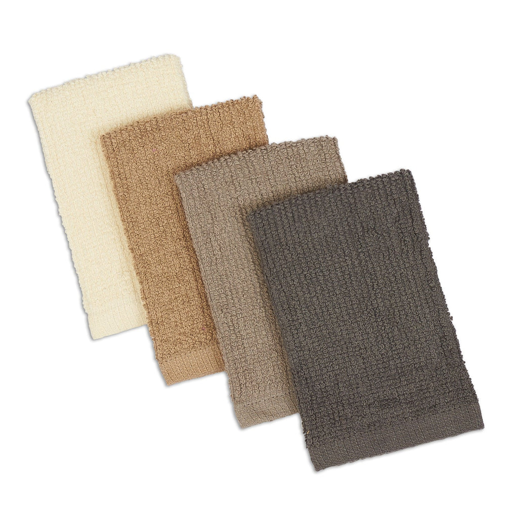 Neutral Bar Mop Dishcloth Set of 4 - DII Design Imports