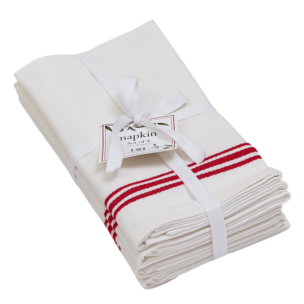 Bistro Stripe Napkin Set - DII Design Imports