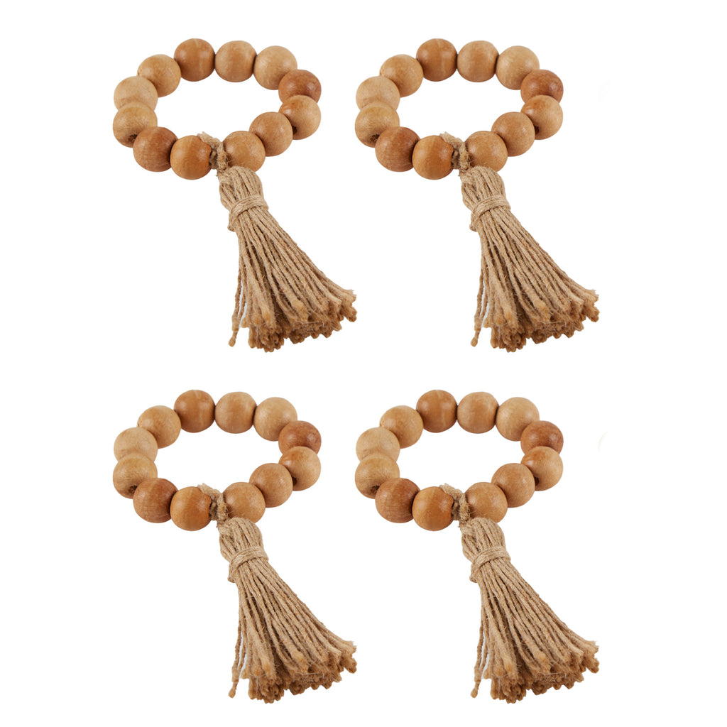 Tassel Napkin Ring Set of 4