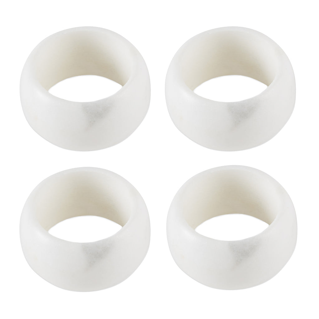 Marble Band Napkin Ring Set of 4