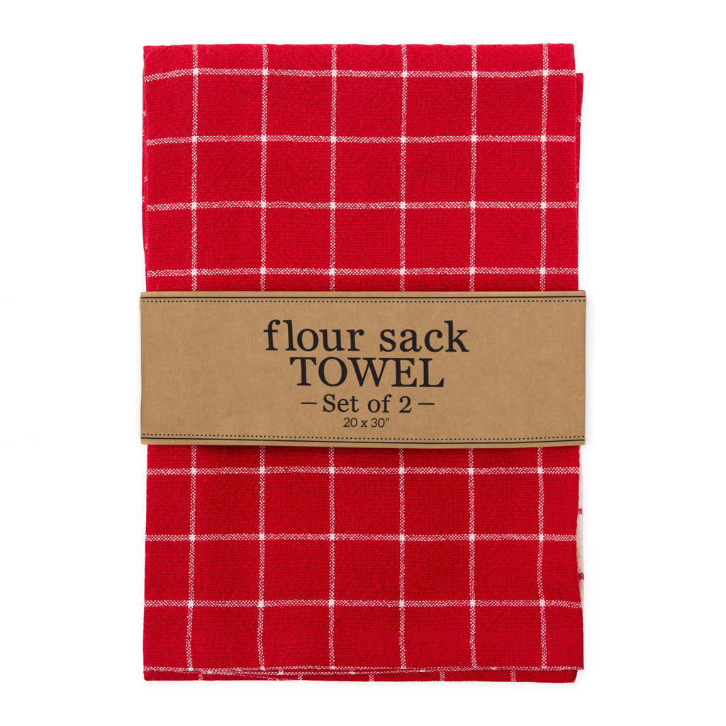 Red Cider Floursack Towel Set of 2