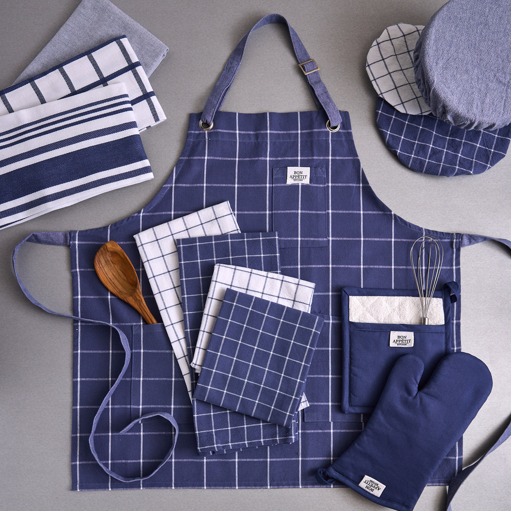 Blue Indigo Floursack Towel Set of 2