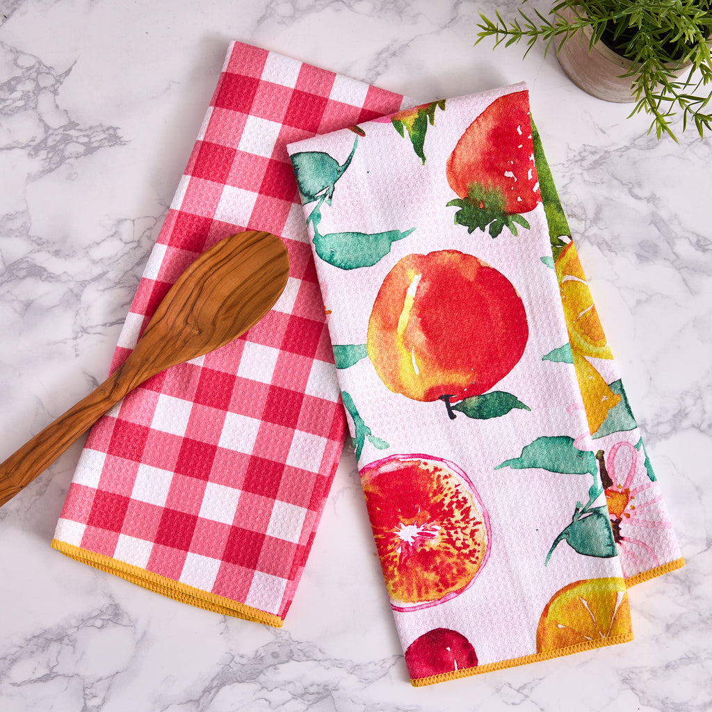 Juicy Fruits Printed Microfiber Dishtowel