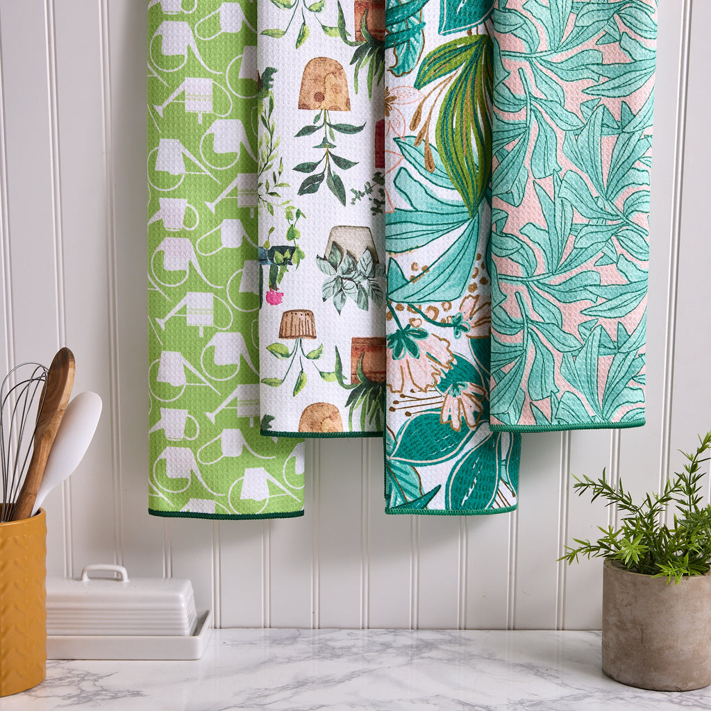 Palm Springs Printed Microfiber Dishtowel