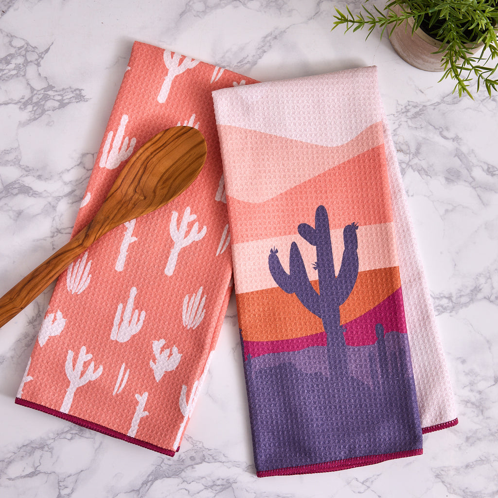 Sedona Sunset Printed Microfiber Dishtowel