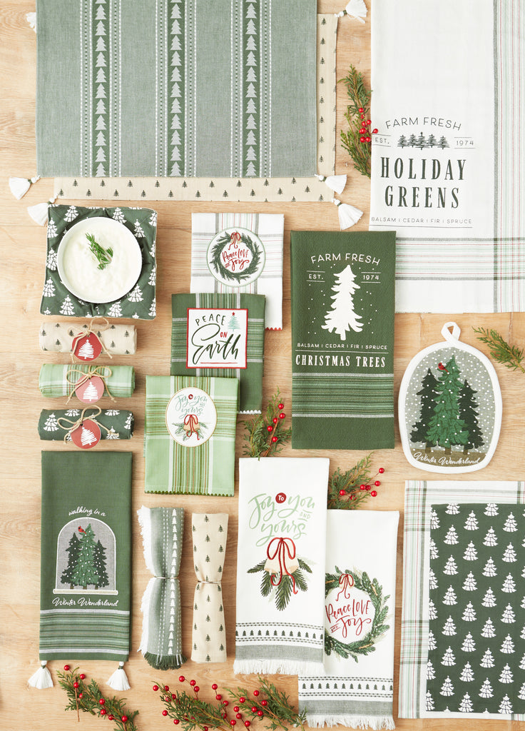 Tree Dots Printed Napkin Set Of 4