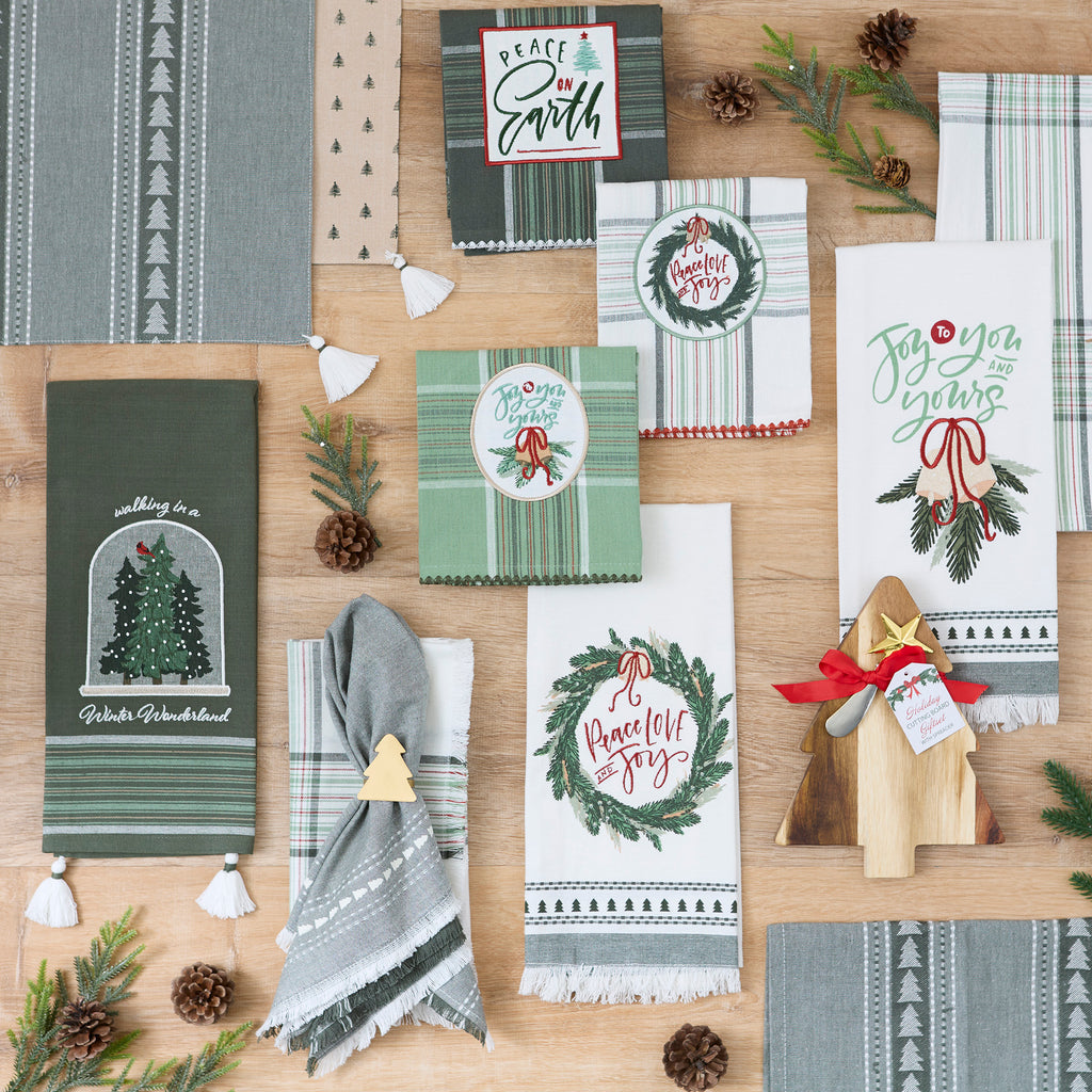 Balsam Fir Tree Jacquard Placemat Set Of 4