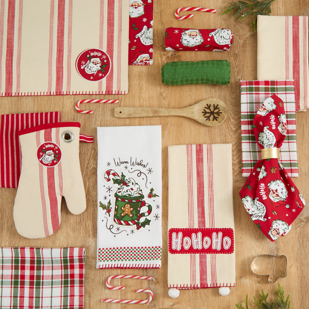 Ho Ho Ho Stripe Napkin Set Of 4