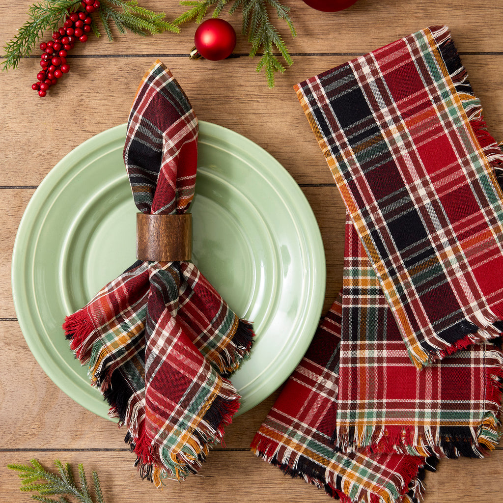 High Country Plaid Napkin Set Of 4