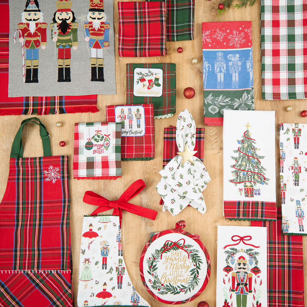 Holiday Berry Sprig Printed Napkin Set Of 4