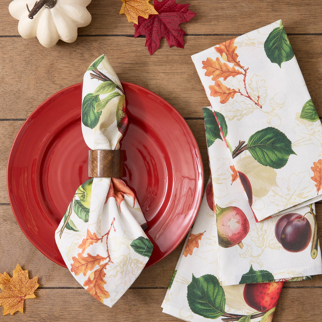 Orchard Botanical Printed Napkin Set Of 4