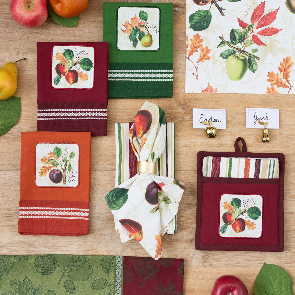 Orchard Botanical Printed Napkin Set Of 4
