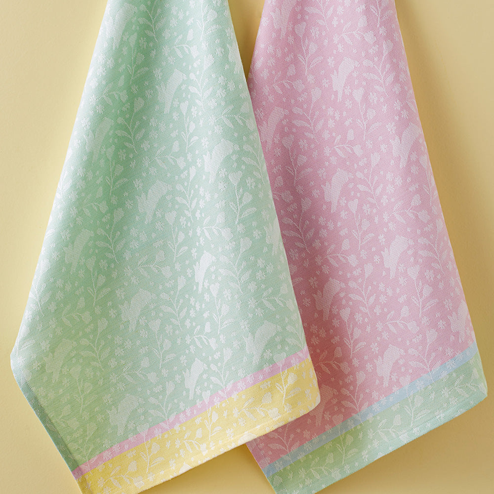 Bunny Hop Jacquard Dishtowel Set