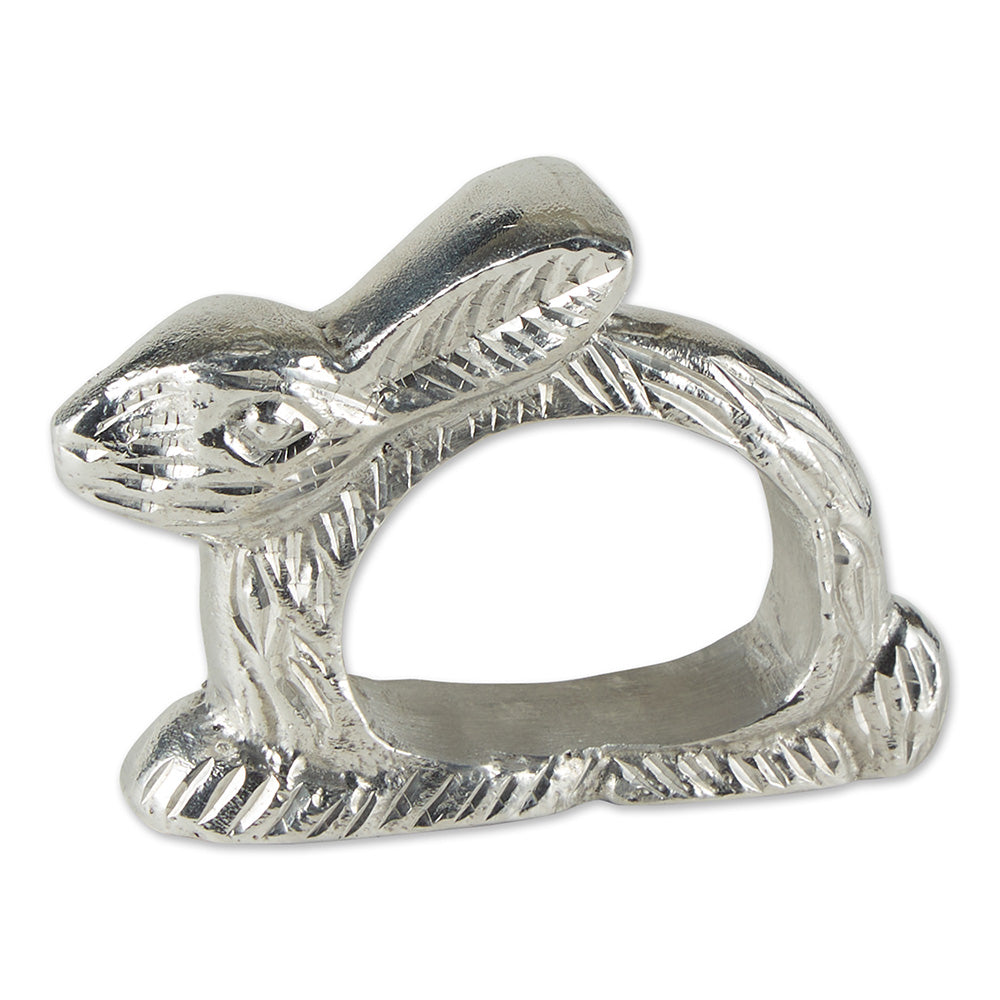 Silver Rabbit Napkin Ring