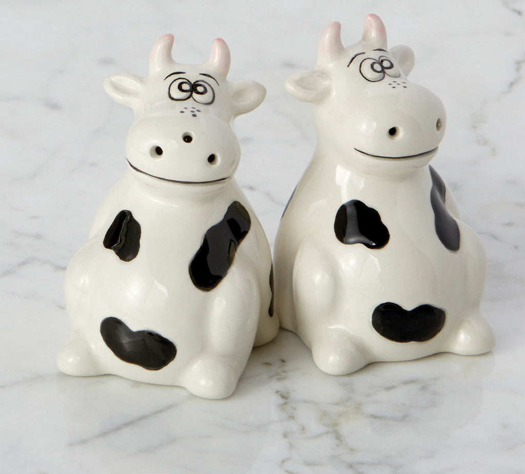 Cows Ceramic Salt & Pepper Shakers - DII Design Imports