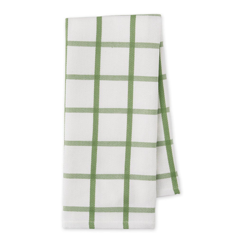 Clover Windowpane Plaid Dishtowel