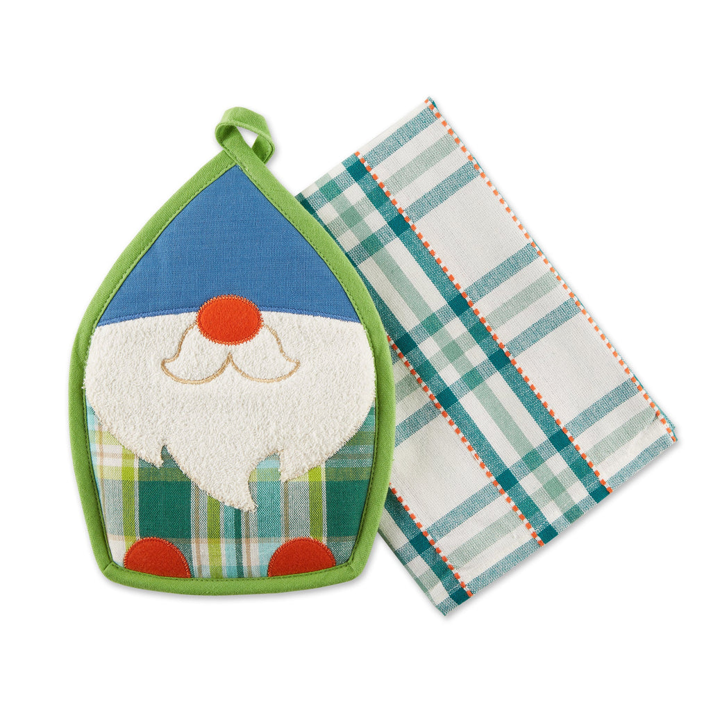 Garden Gnome Potholder Gift Set