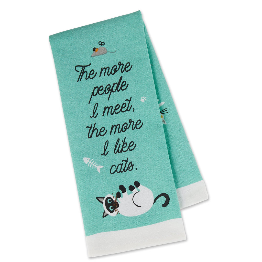 Cat Person Printed Dishtowel