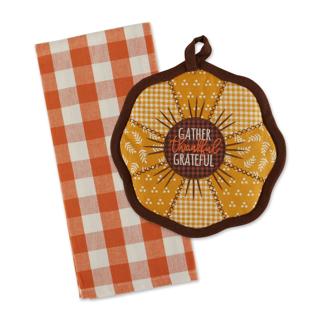 Sunflower Potholder Gift Set