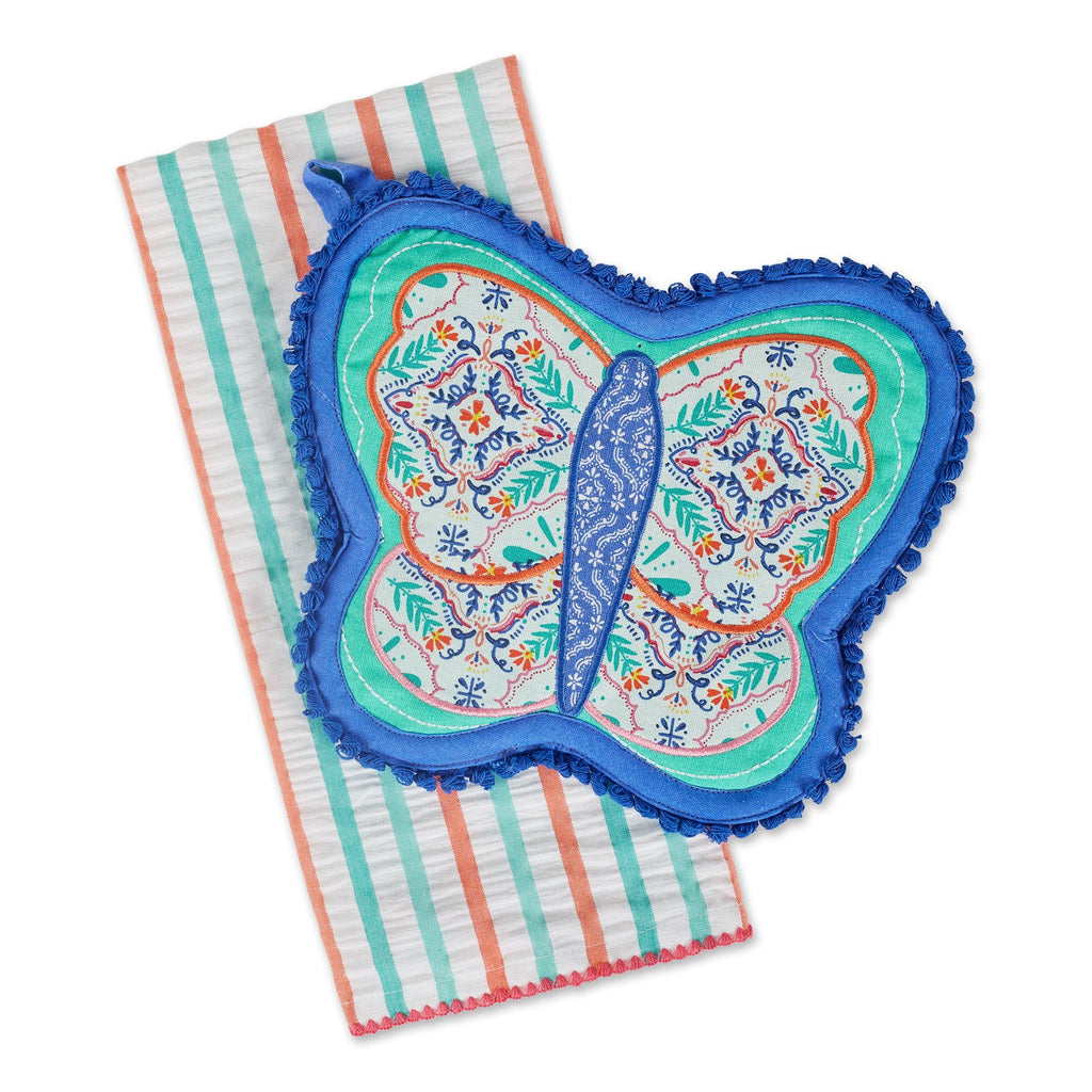 BUTTERFLY POTHOLDER GIFT SET