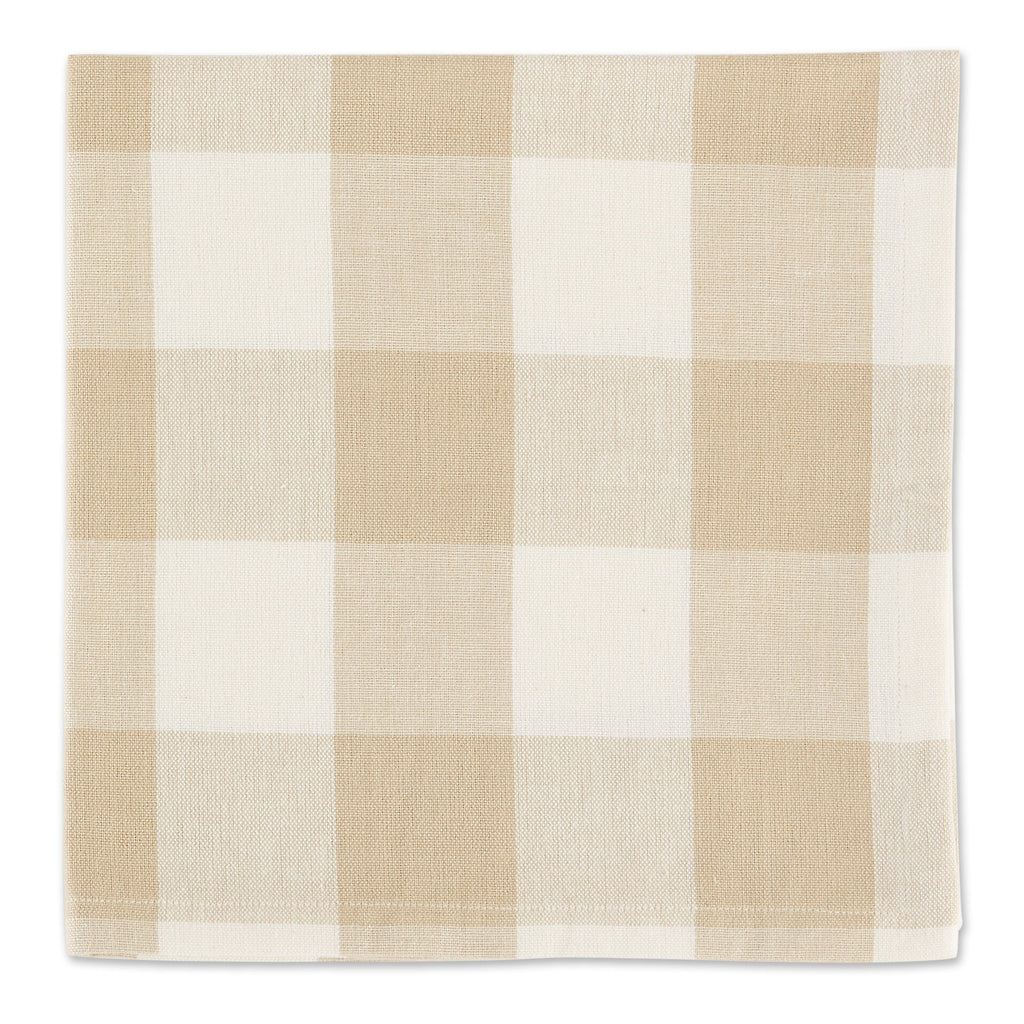 Flax Check Napkin