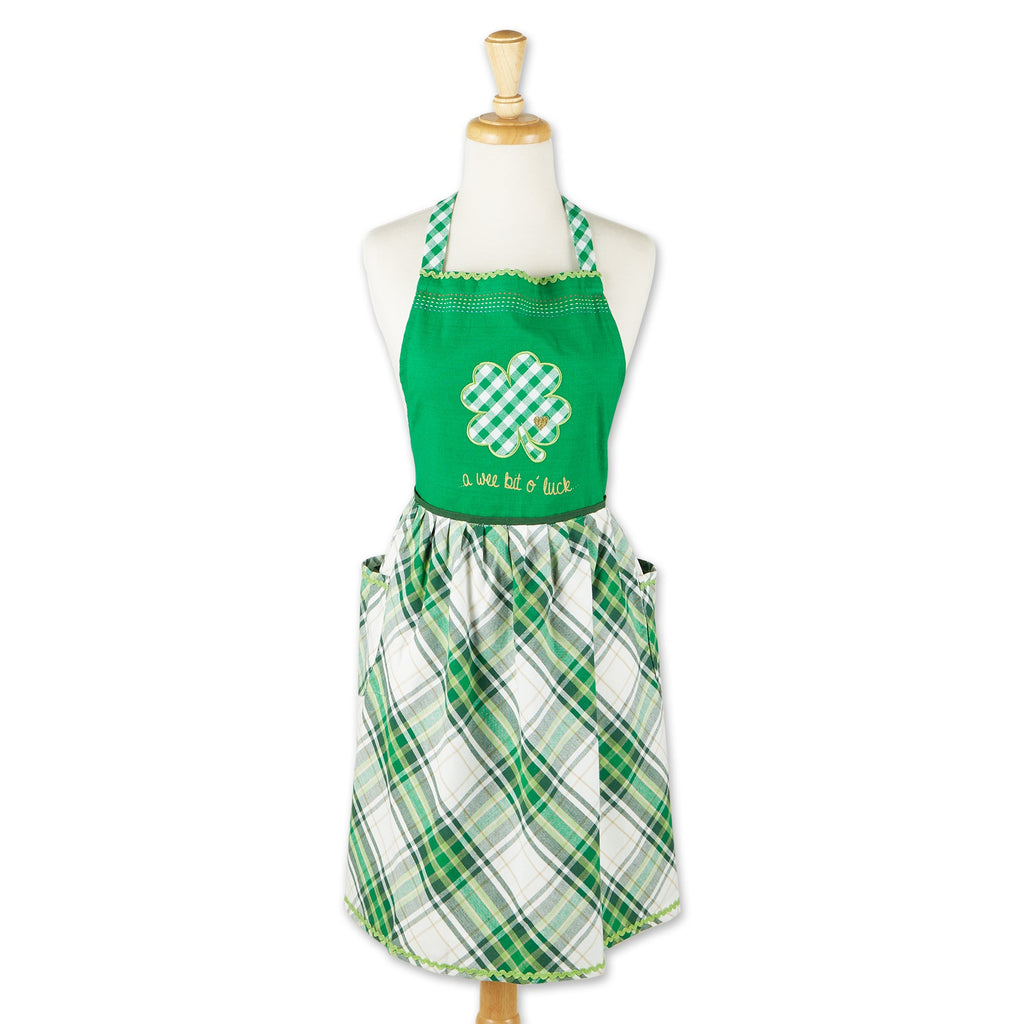 Lucky Clover Embellished Apron