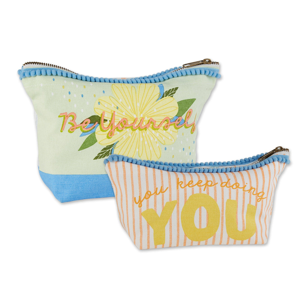 Be Yourself Printed Pouch Set Of 2