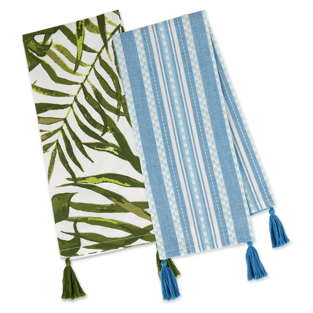 Palm Paradise Dishtowel Set Of 2