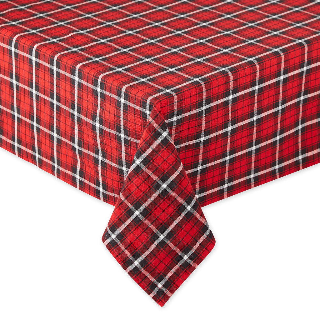 Glad Tidings Plaid Tablecloth -  60 X 84"