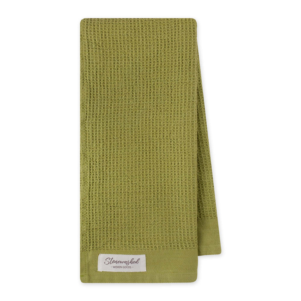 Sweet Pea Washed Waffle Dishtowel