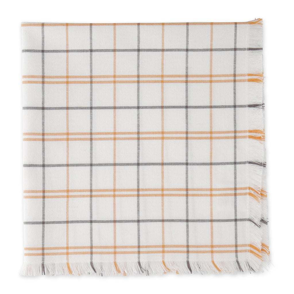 Harvest Windowpane Plaid Napkin