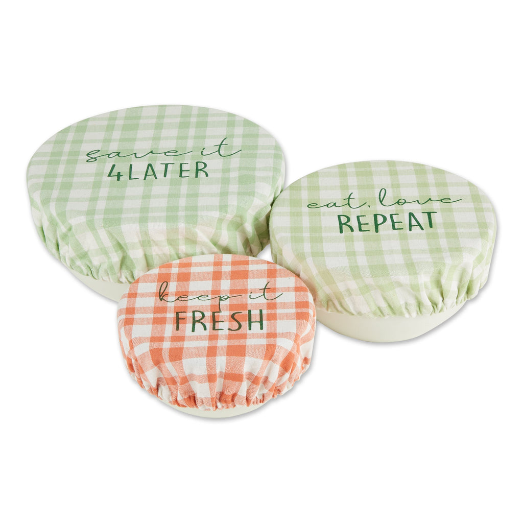 Keep It Fresh Reusable Dish Covers Set Of 3