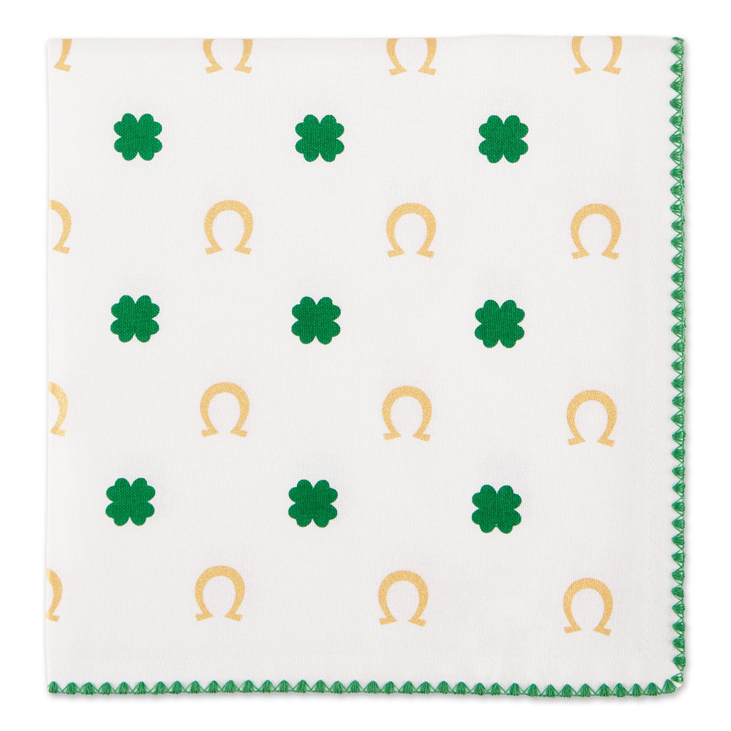 Clover Horseshoe Printed Napkin