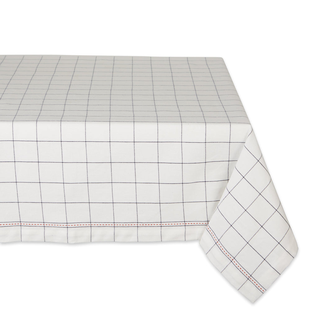 Kitchen Windowpane Tablecloth -  52 X 52